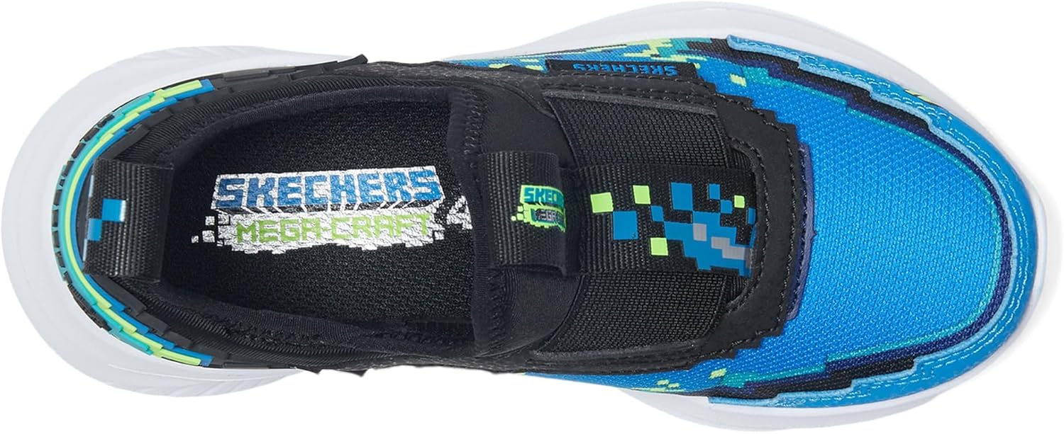 Skechers Kids Boys Ultra Flex 3.0 Sneaker, Black/Blue/Lime, 6.5 Big Kid - Image 2
