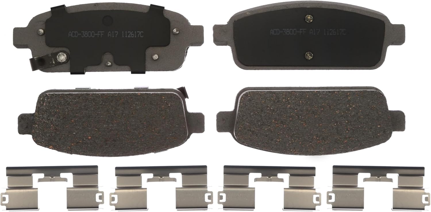 ACDelco Silver 14D1468CHF1 (19386949) Ceramic Rear Disc Brake Pad Set