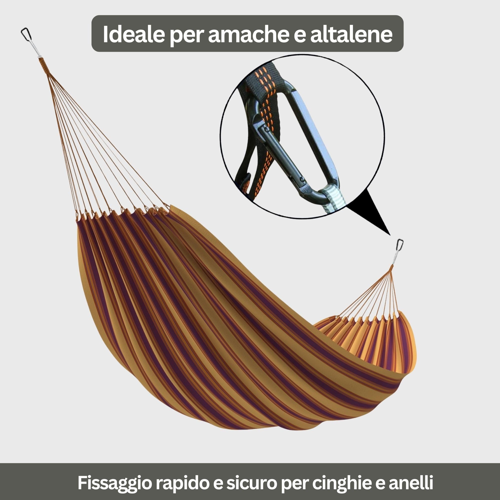 Moschettone Nero Inox M8 8 cm 250 kg Set da 2