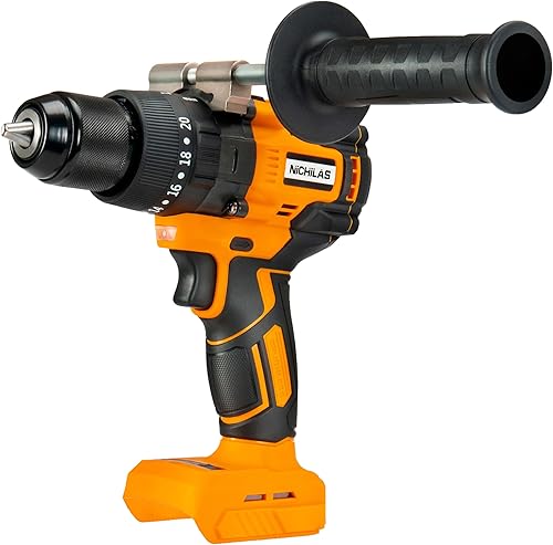 Taladro inalámbrico compatible con batería DEWALT 20V MAX, atornillador de impacto de velocidad variable 150Nm motor sin escobillas para trabajador