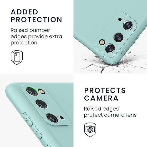 Miniatura 3 de kwmobile Funda compatible con Samsung Galaxy S20 FE - Funda protectora delgada de silicona TPU - Cool Mint