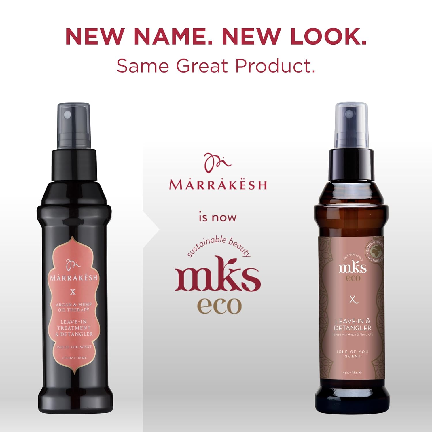 MKS eco X - Leave-In Treatment & Detangler - Moroccan Argan Oil, Hemp Seed Oil - Vegan & Cruelty Free - Image 2