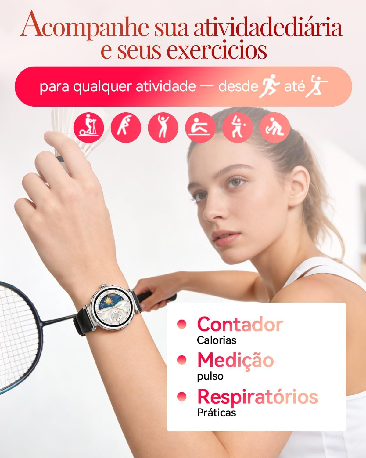 Review do Smartwatch Feminino: Descubra Como Este Relógio Transformará Seu Treino! 7 71JCEO10vTL. AC SL1500