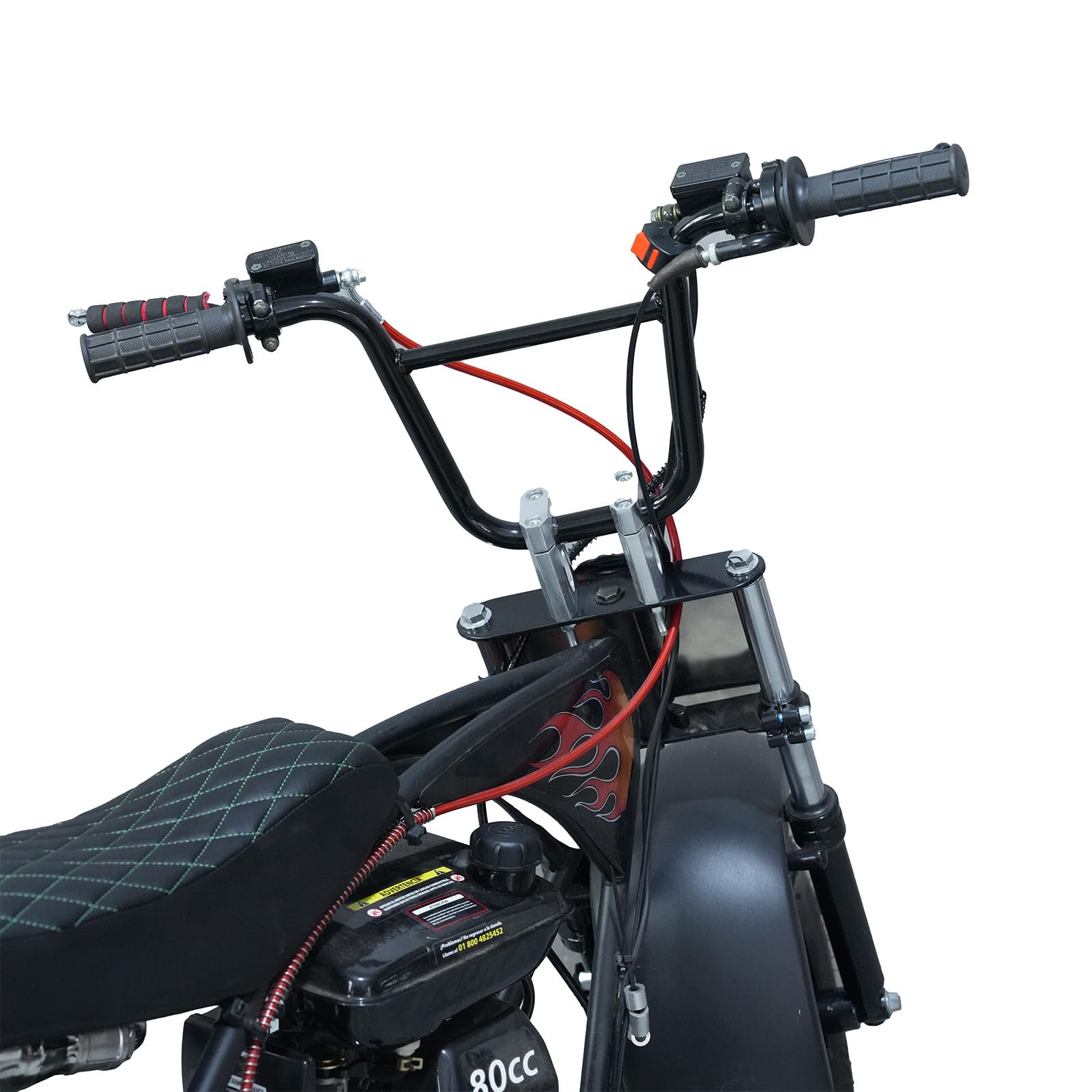 Amazon.com: JMCHstore Black 7/8'' Mini Bike Handlebar, 10.5'' Rise