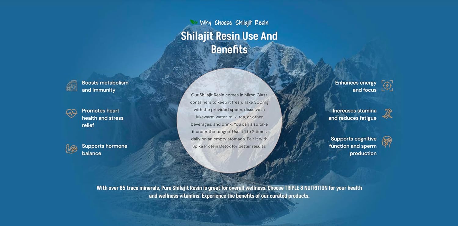 Shilajit Resin 50g Bottle Absolutely Pure Wild Himalayan Authentic Natural Organic Fulvic Acid and 85+ Trace Minerals Most Potent for Men and Women Third Party Lab Tested ISO: 17025 Accredited USA - Image 9