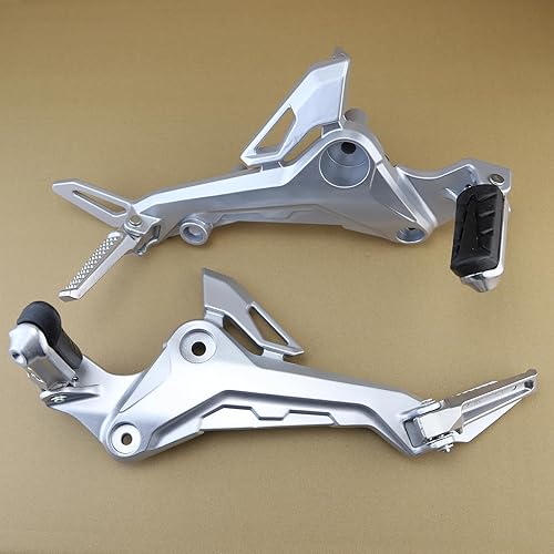 Miniatura 3 de Mokuo Juego de estriberas de motocicleta de aleación de aluminio de alta resistencia 6061, juego de reposapiés derecho e izquierdo para Honda Grom