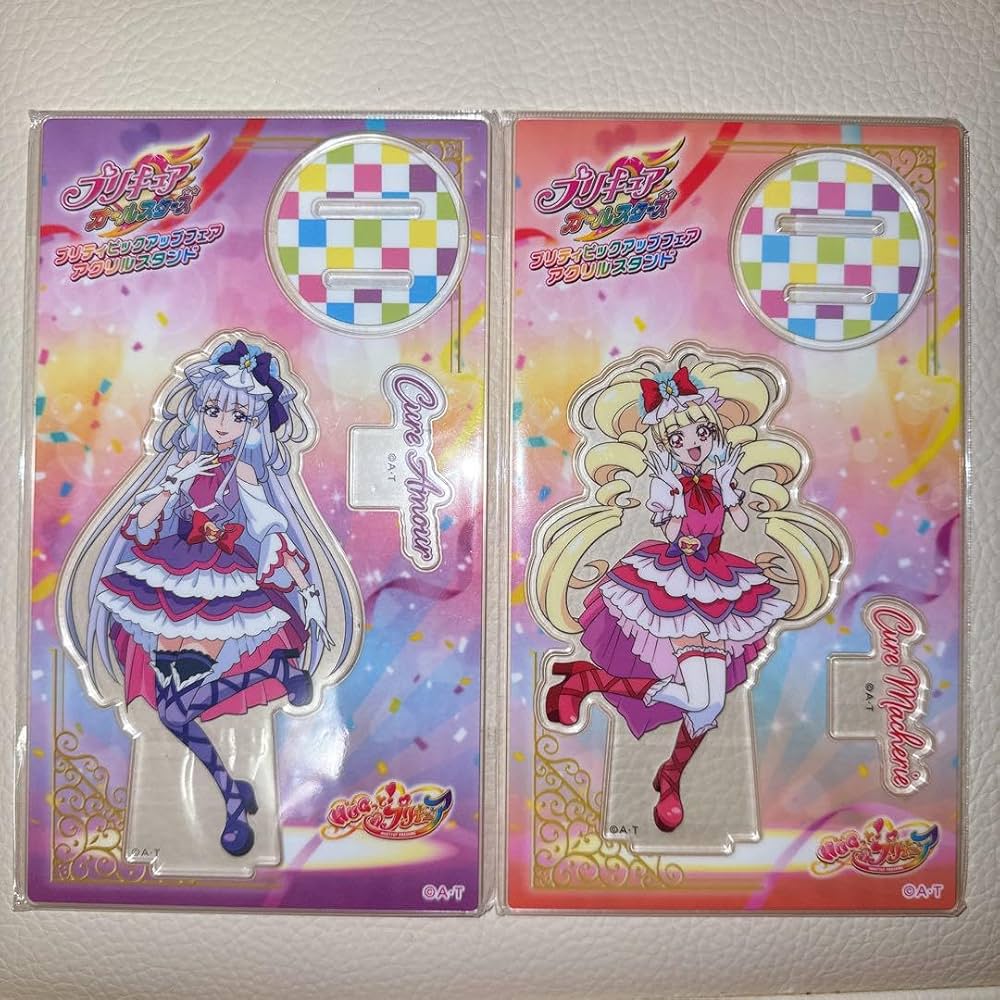 プリキュア 20周年アクスタ キュアマシェリ キュアアムール 全プリキュア展 全プリキュア展】アクリルスタンド(キュアマシェリ): 雑貨｜東映