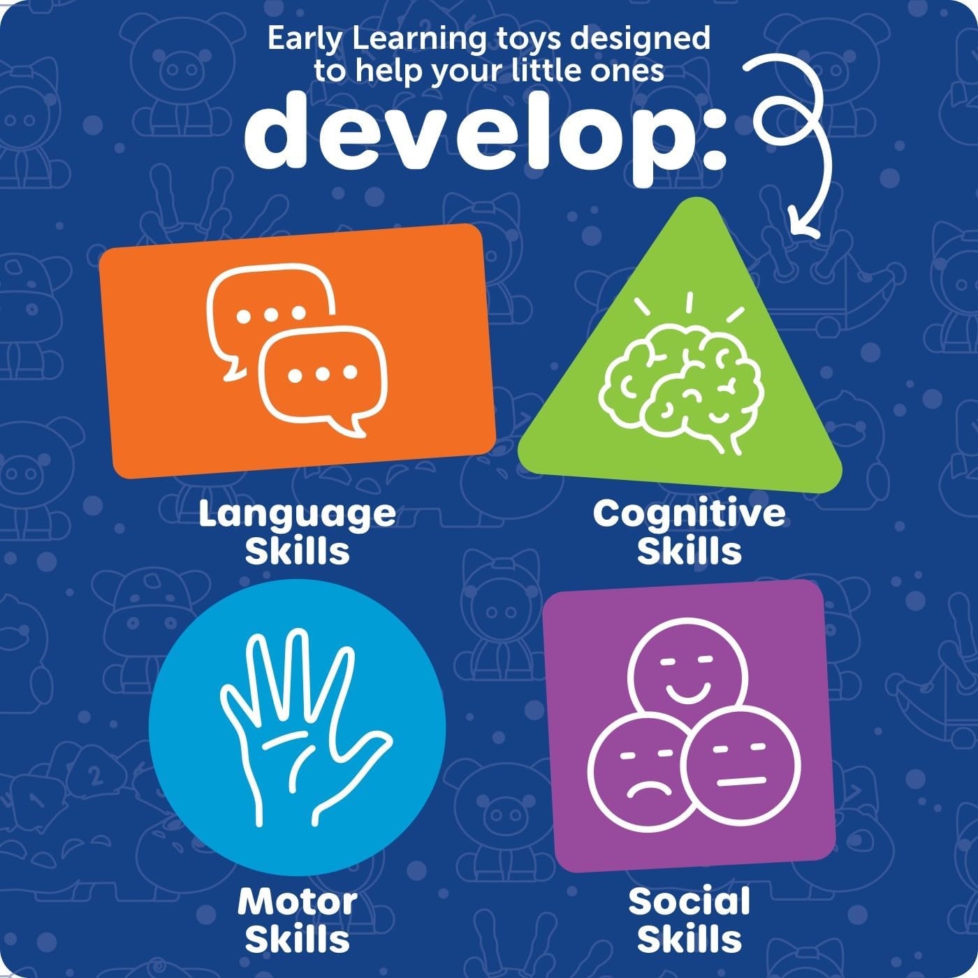 Learning Resources Stacking Shapes Garden, Fine Motor Skills, Stacking and Sorting Puzzle Board, Montessori Toddler Sensory Table Toys, Color Matching, Busy Board, Boy and Girl Gifts - Image 5