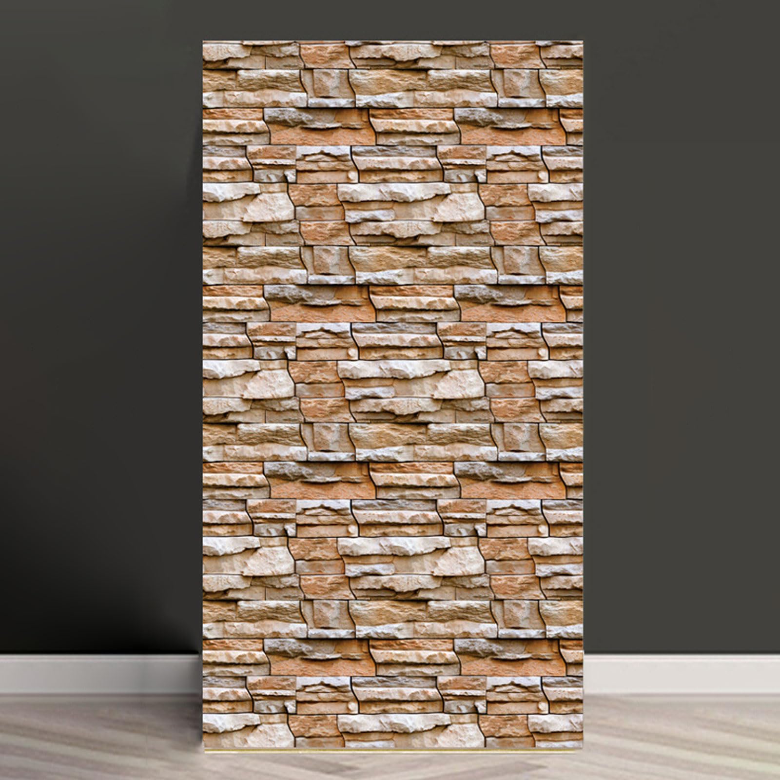 ByteRunning Marble Tiles,Waterproof Vinyls Self Adhesive Wall Tiles,Thicken Self Adhesive Wall Tiles Waterproof Backsplash,Glue Up Ceiling Panels,Easy Installation/Cutting,PVC Shower Walls Panels