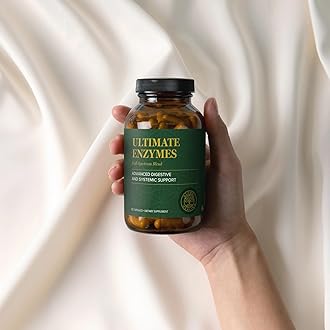 Global Healing Ultimate Enzymes - Digestive Enzyme Supplement - 120 Capsules (2-Pack)