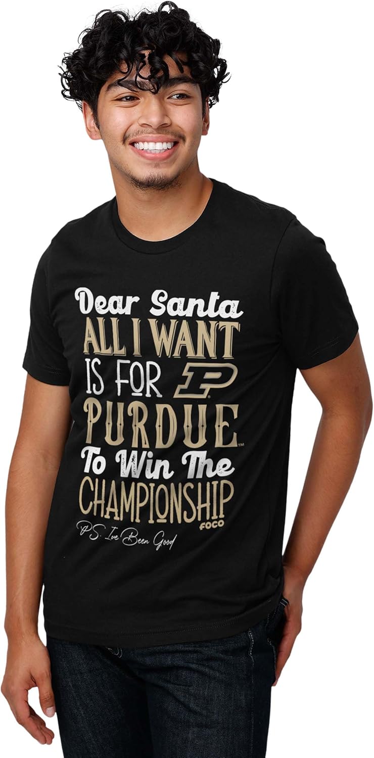 FOCO Men's NCAA Team Logo All I Want T-Shirt