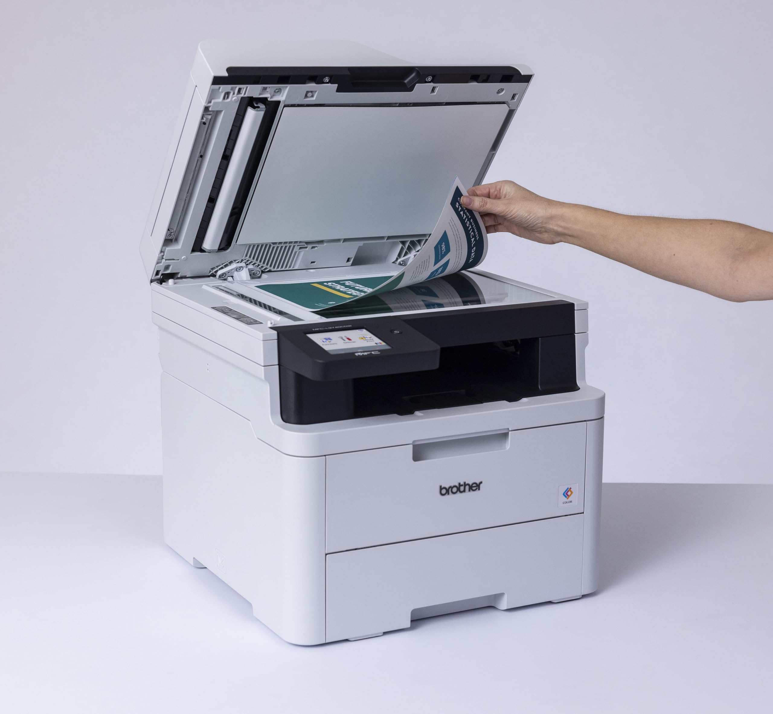 Brother MFC-L3740CDW - Dispositivo multifunzione 4 in 1 a colori con Wi-Fi/LAN e stampa fronte/retro