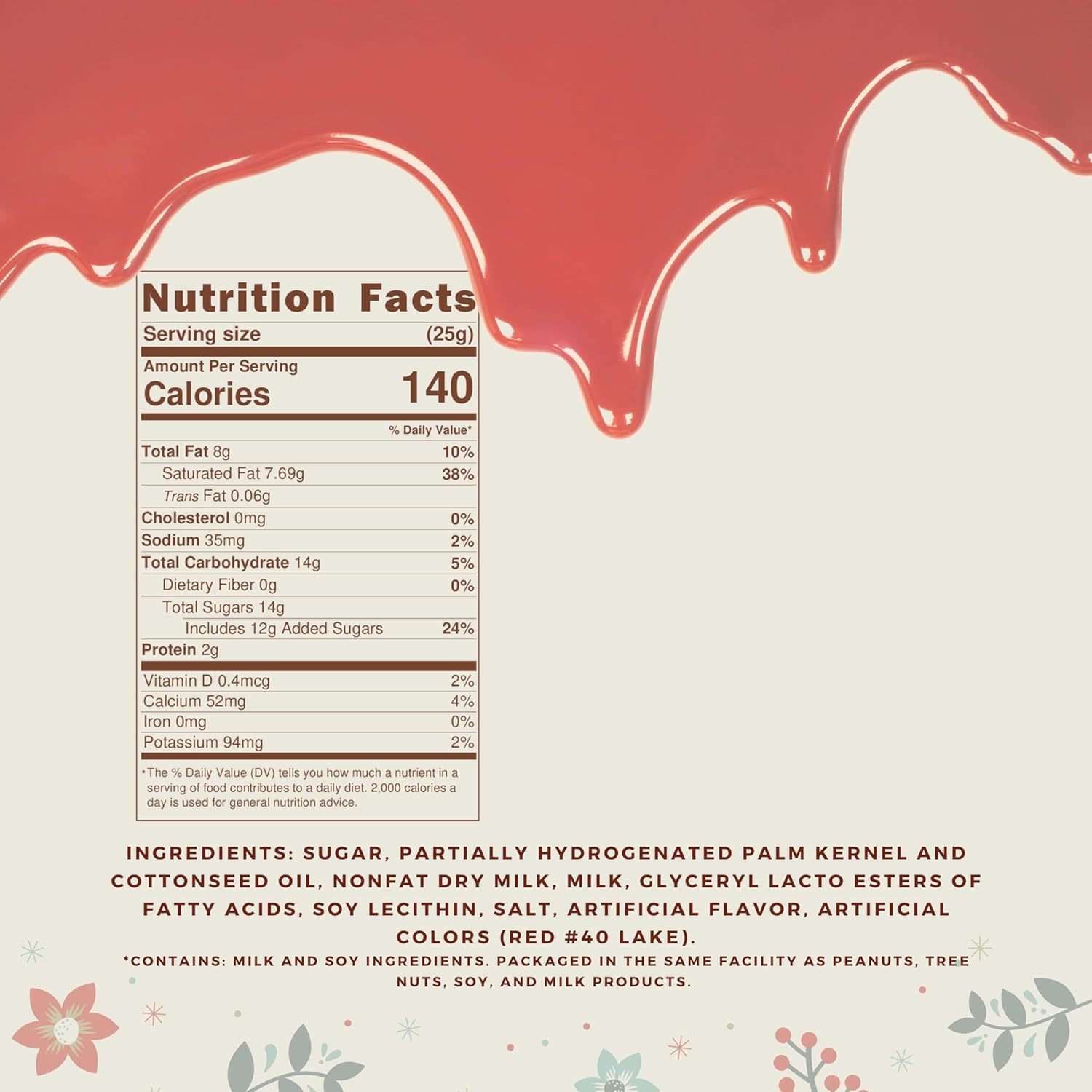 July 4 - Independence Day - Melting Chocolate - Blue Red and White - American Flag Colors