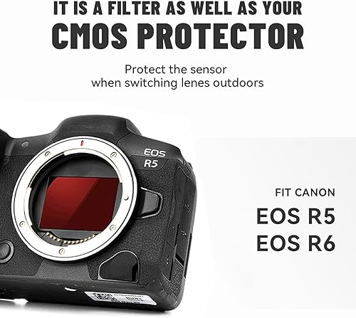 Miniatura 6 de Kase Clip-in ND32 5 Filtro de parada para Canon Filtros de Densidad Neutral para Canon EOS R5 R6