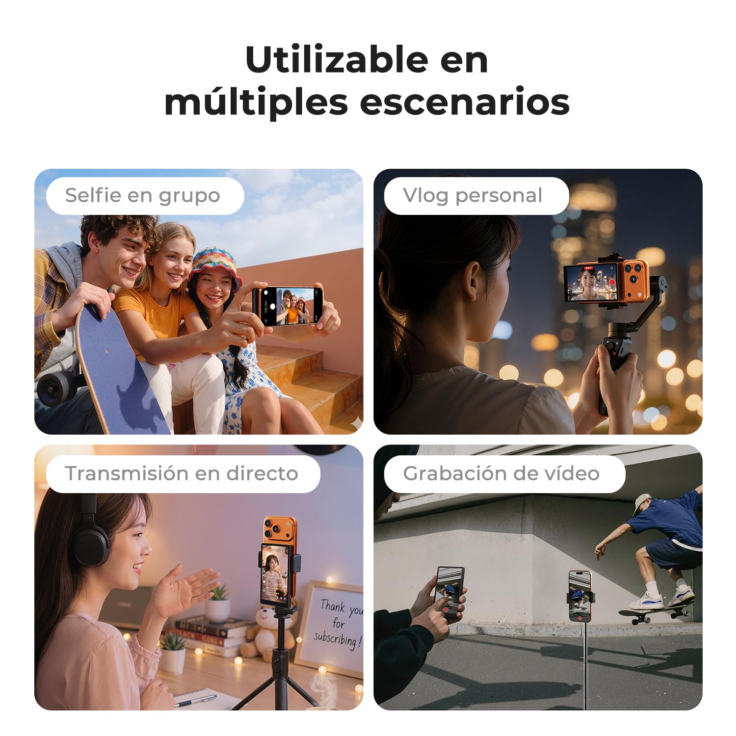 K&F CONCEPT Pantalla Selfie 5", Monitor magnético inalámbrico 4K/1080p para cámara Trasera, Alcance 50 m, P2P, Compatible iPhone & Samsung, para Creadores de Contenido