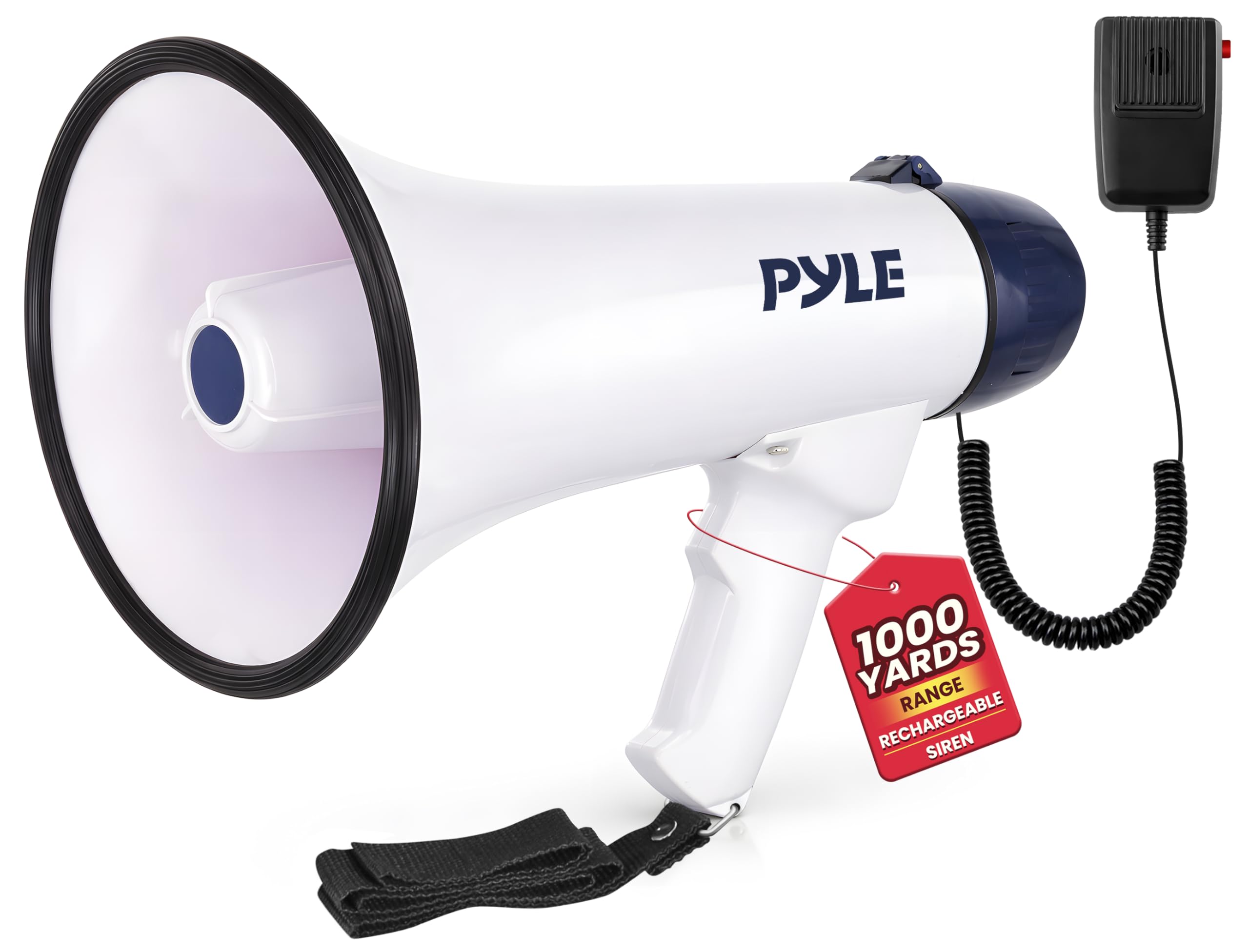 Amazon.co.jp: 【Pyle パイル 40W メガホン 拡声器 】1097mまで音声が