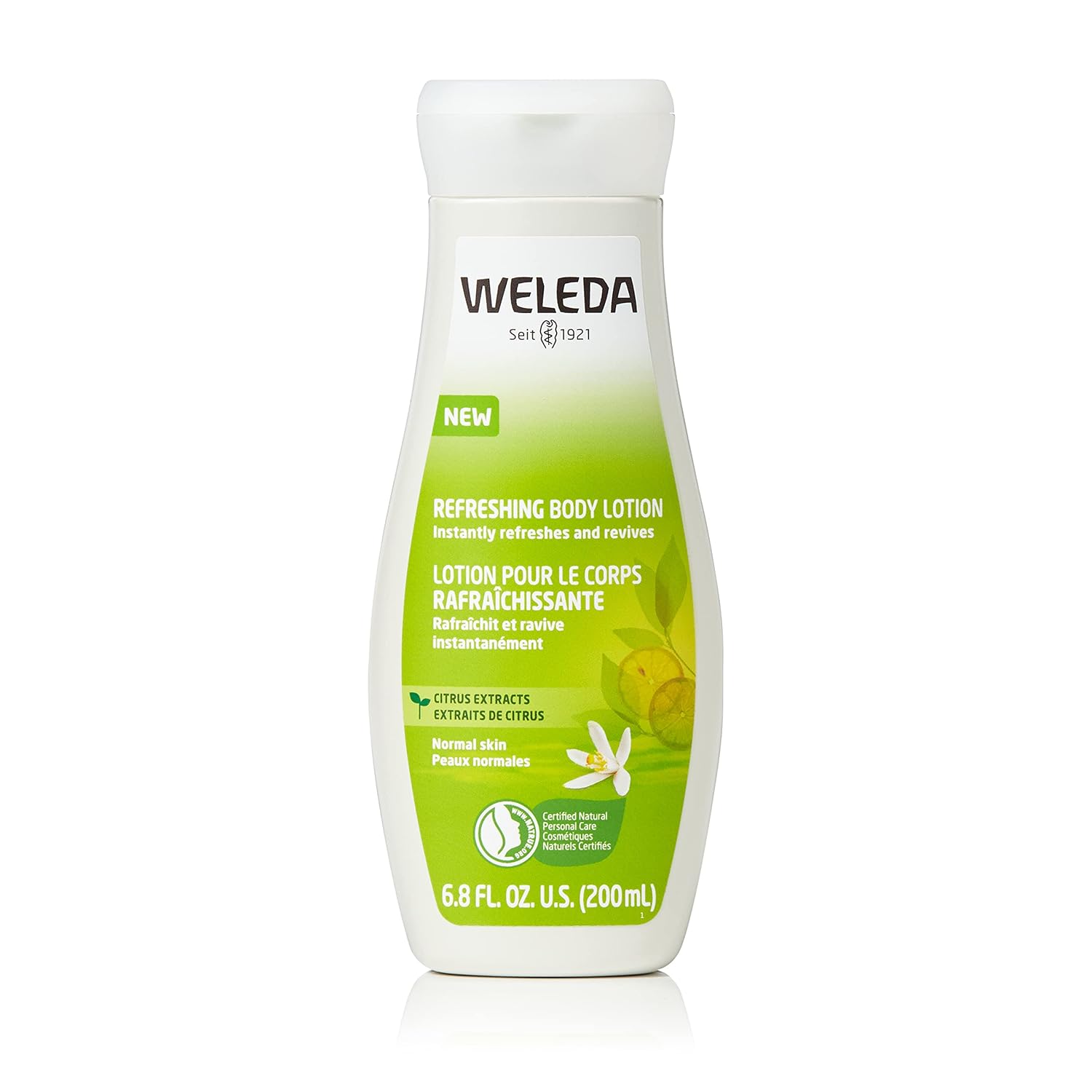 Weleda Refreshing Citrus Body Lotion, 6.8 Fluid Ounce, Plant Rich Moisturizer with Aloe Vera and Coconut Oil : Everything Else