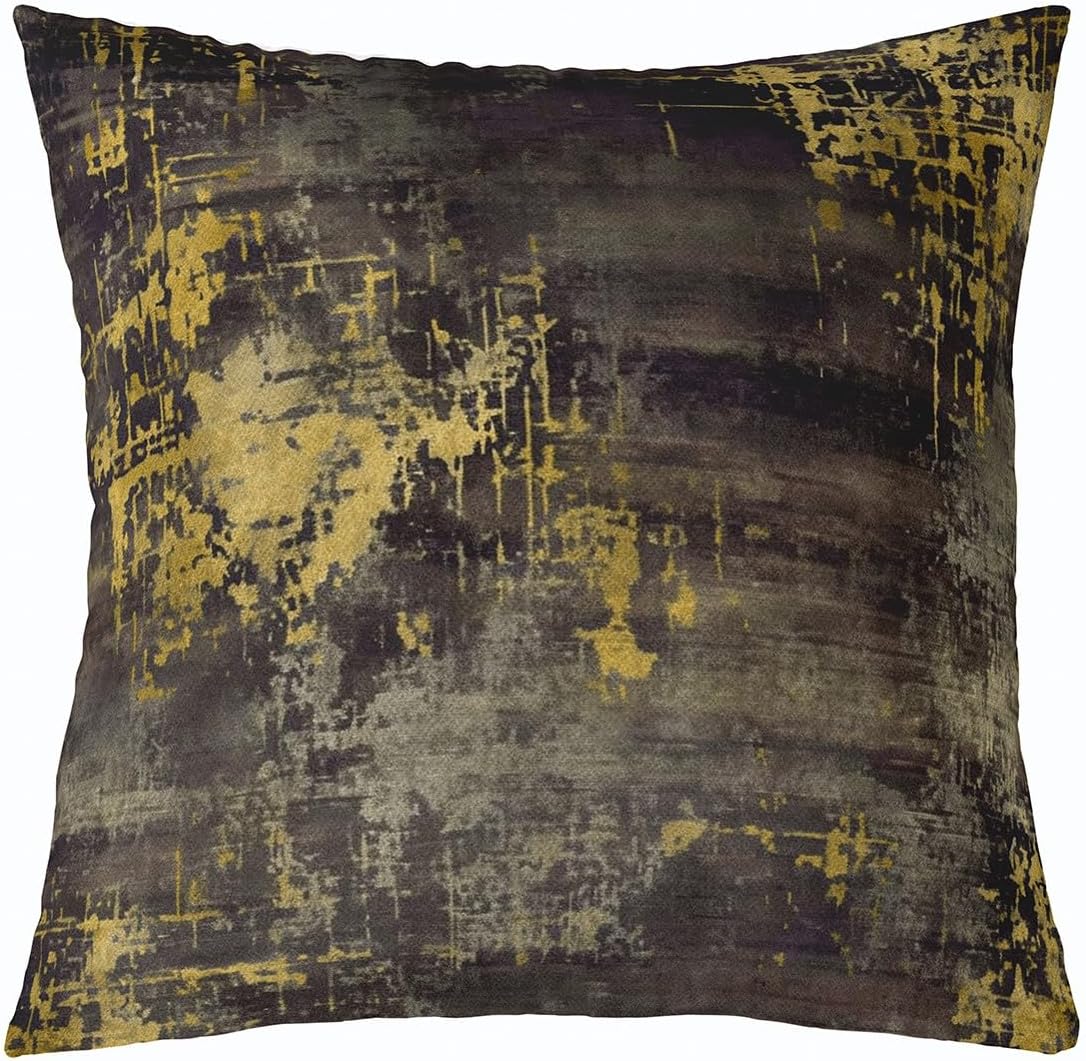 Erosebridal Watercolor Tie Dye Throw Pillow Cover,Ombre Gradient Beige and Grey Pillow Cover for Sofa Modern Abstract Decorative Pillow Cover,Grunge Aesthetic Cushion Case 24x24 Inch
