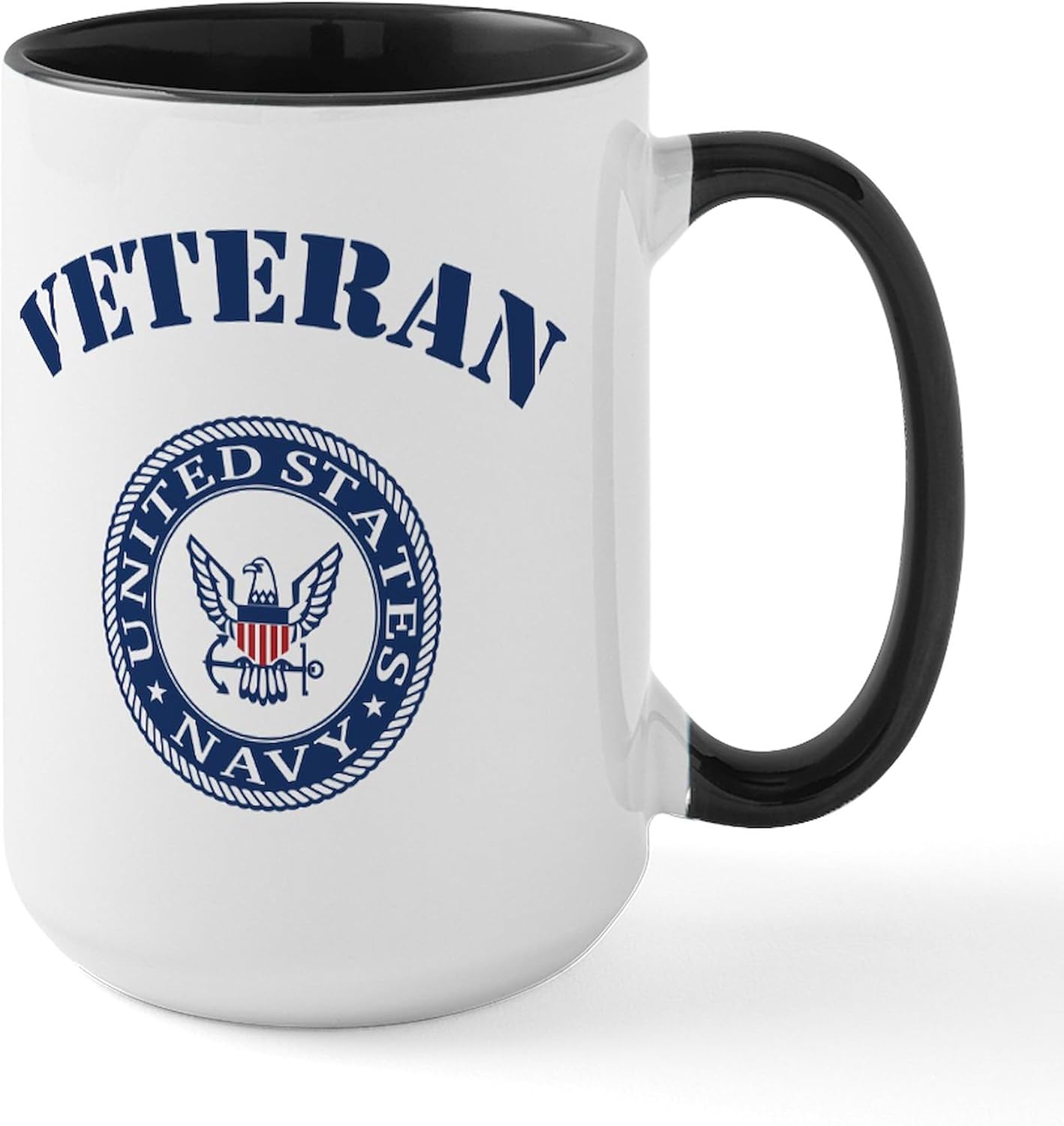 CafePress US Navy Mugs 15 oz (444 ml) Ceramic Coffee Mug