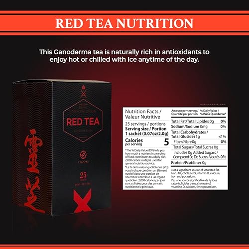 Miniatura 2 de ORGANO Té rojo - Antioxidante, orgánico con aminoácidos - Alivio del estrés Ideal para corazón y cerebro vigorosos - Apoya el sistema inmunológico -