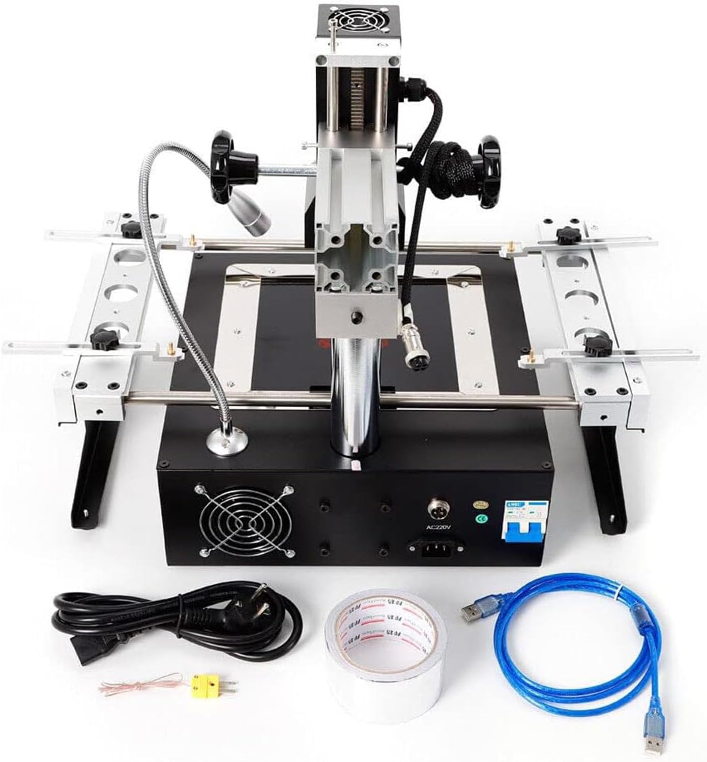 Top view of GBHJJ IR6500 with PCB mounting rails