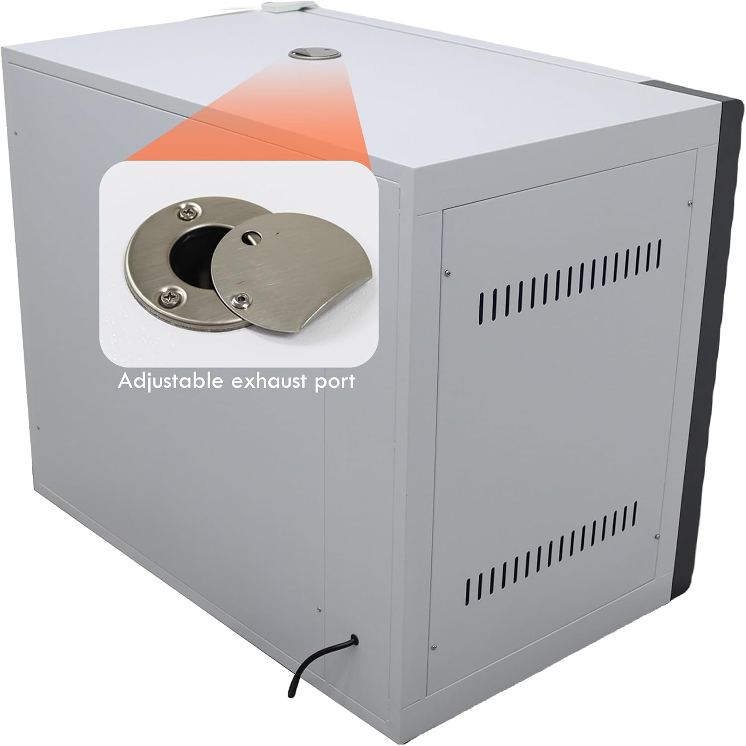 INTBUYING 220V Digital Forced Air Convection Drying Oven Heat Industrial Lab Temperature Control Adjustable Fan Speed (17.3X21.6X21.6inch Chamber)