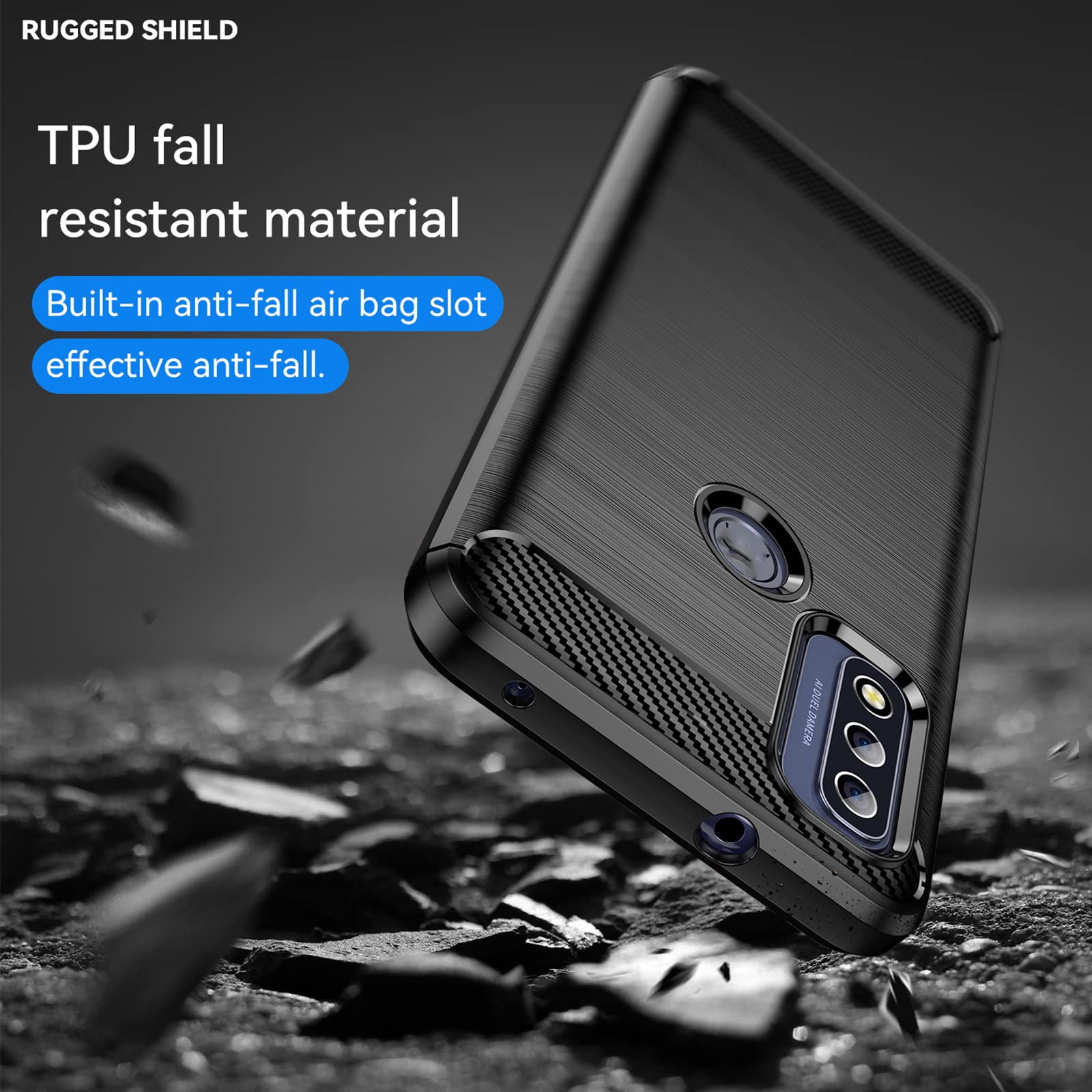 Für Moto G Pure Handyhülle, Displayschutzfolie Aus Gehärtetem