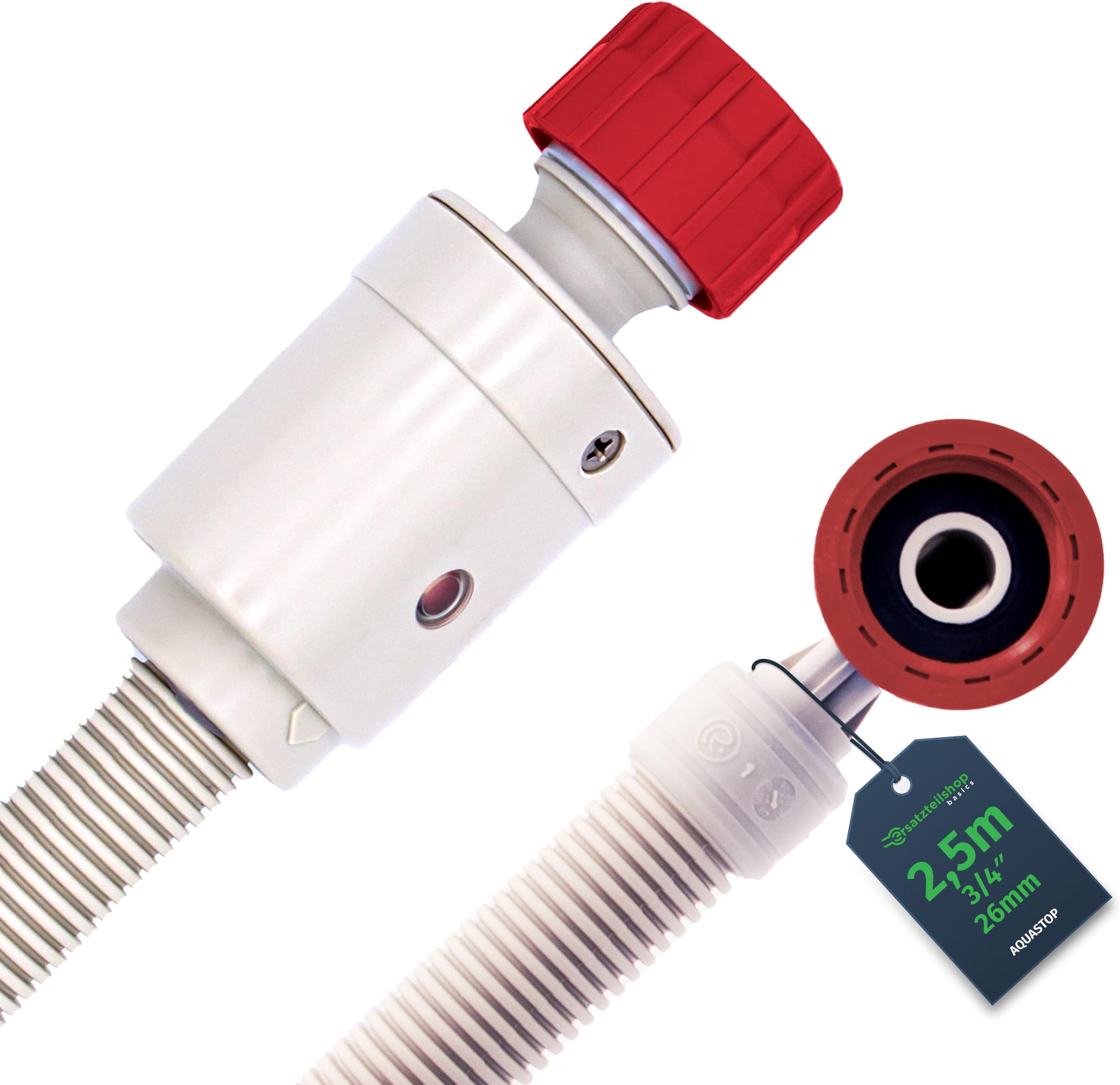 Aquastop Schlauch/Aquastop/Sicherheitszulaufschlauch für Waschmaschine und Geschirrspüler, 3m
