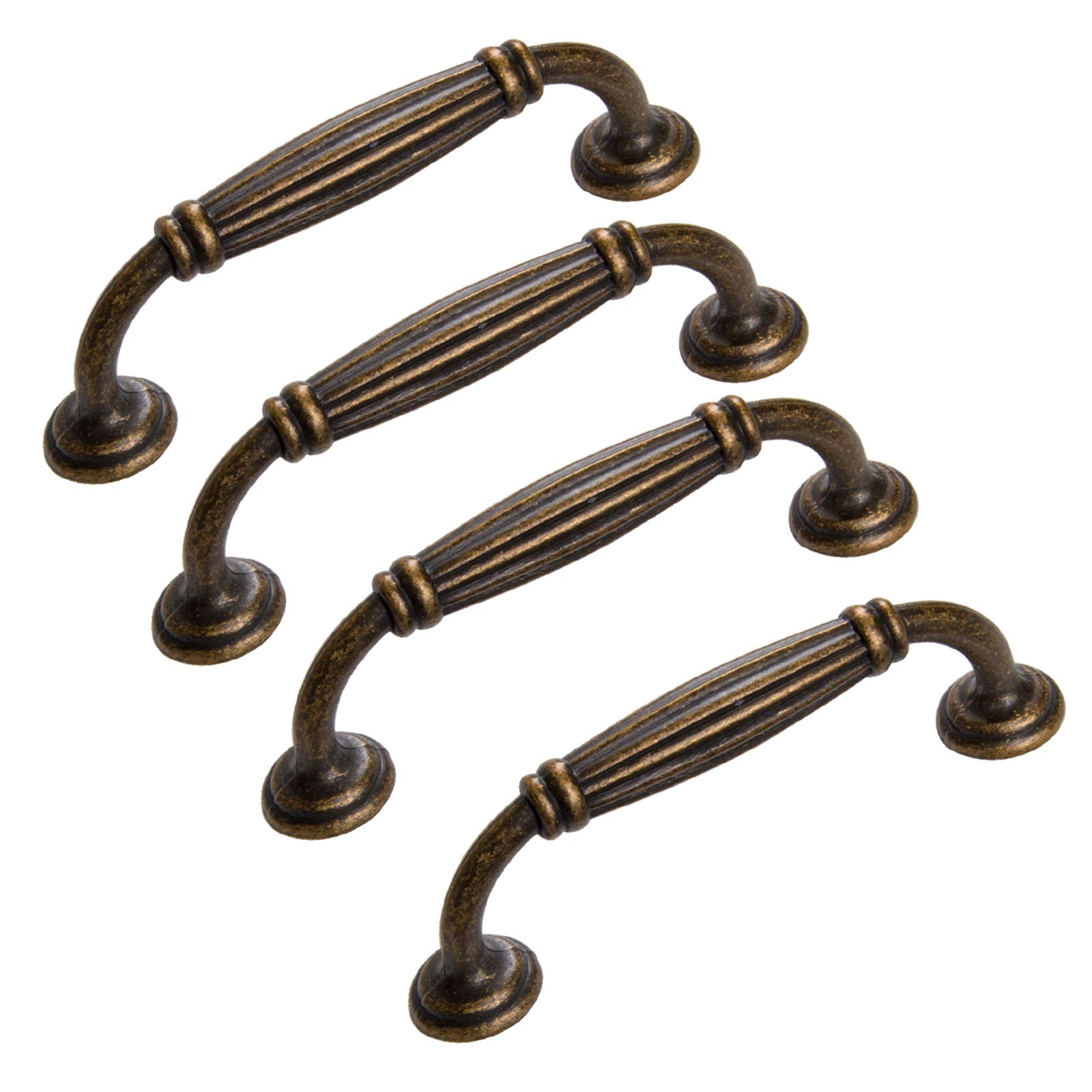 VOPLIVAT Kitchen Cupboard Handles, Cabinet Drawer Cupboard Furniture Door Pulls Handles Bow Knobs Zinc Alloy 96mm 128mm(Hole Distance: 96mm)