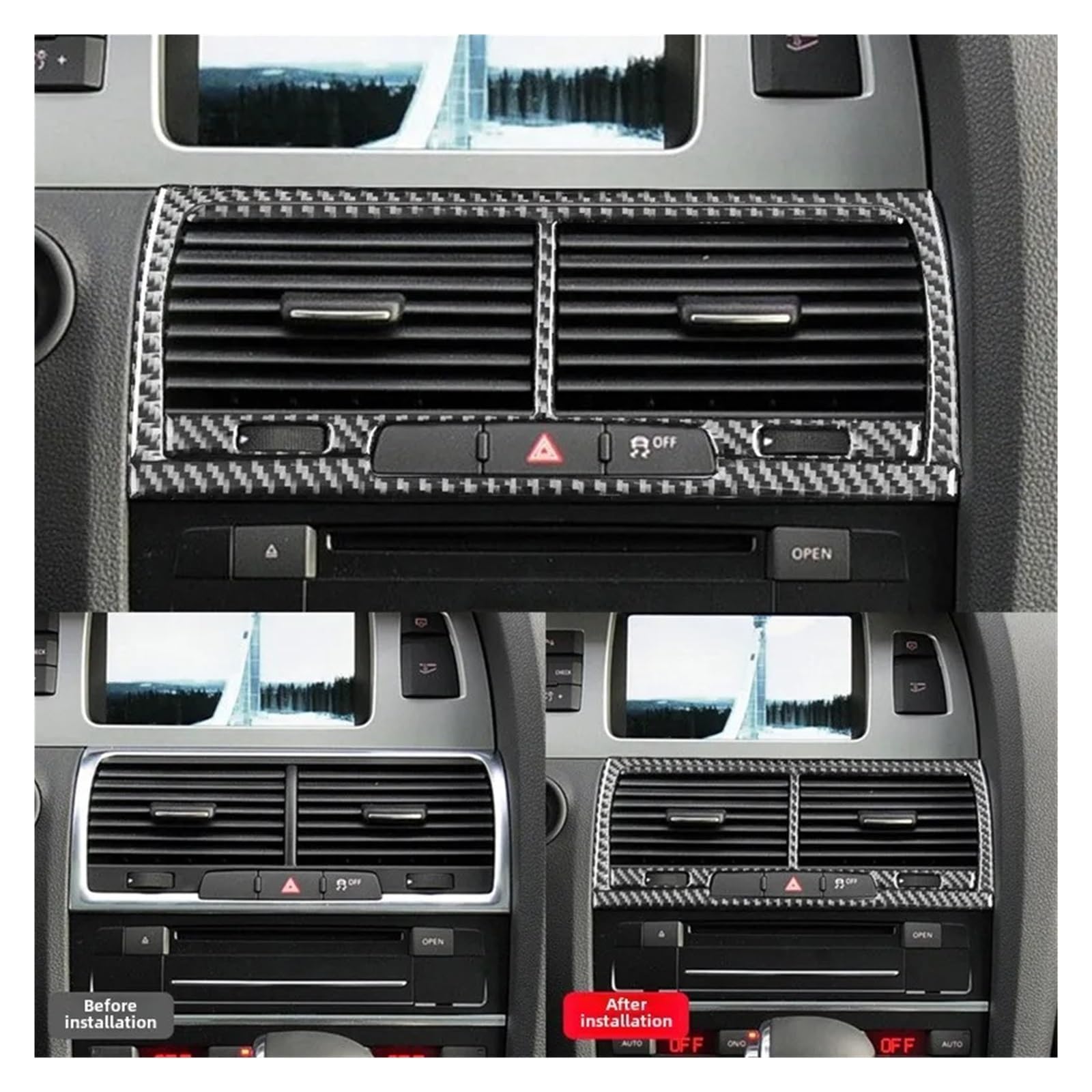 Przycisk deski rozdzielczej Do Q7 Interior Modification 2007-2015