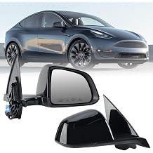 Right Passenger Side Mirror Compatible with Tesla Model Y 2020-2024