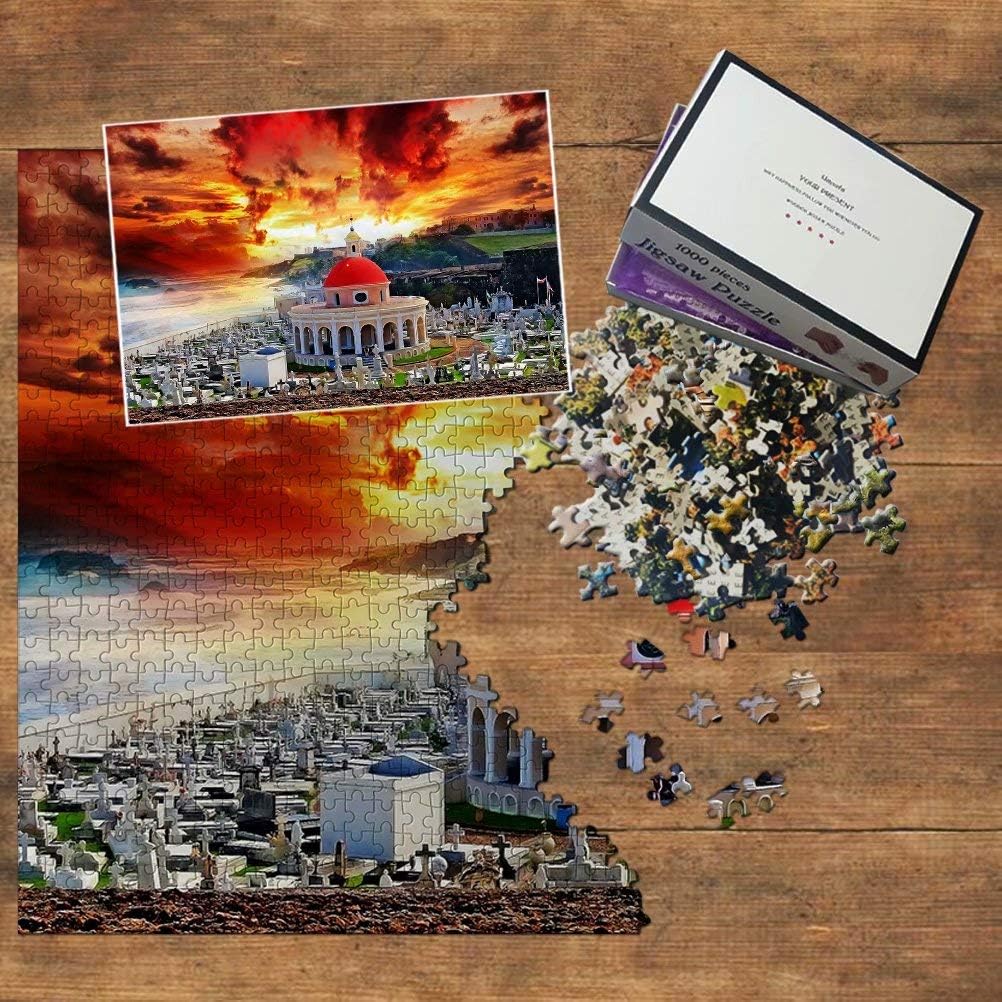 Puerto Rico Jigsaw Puzzle 1000 Piece San Juan Puerto Rico Puzzle Travel Souvenir Wooden