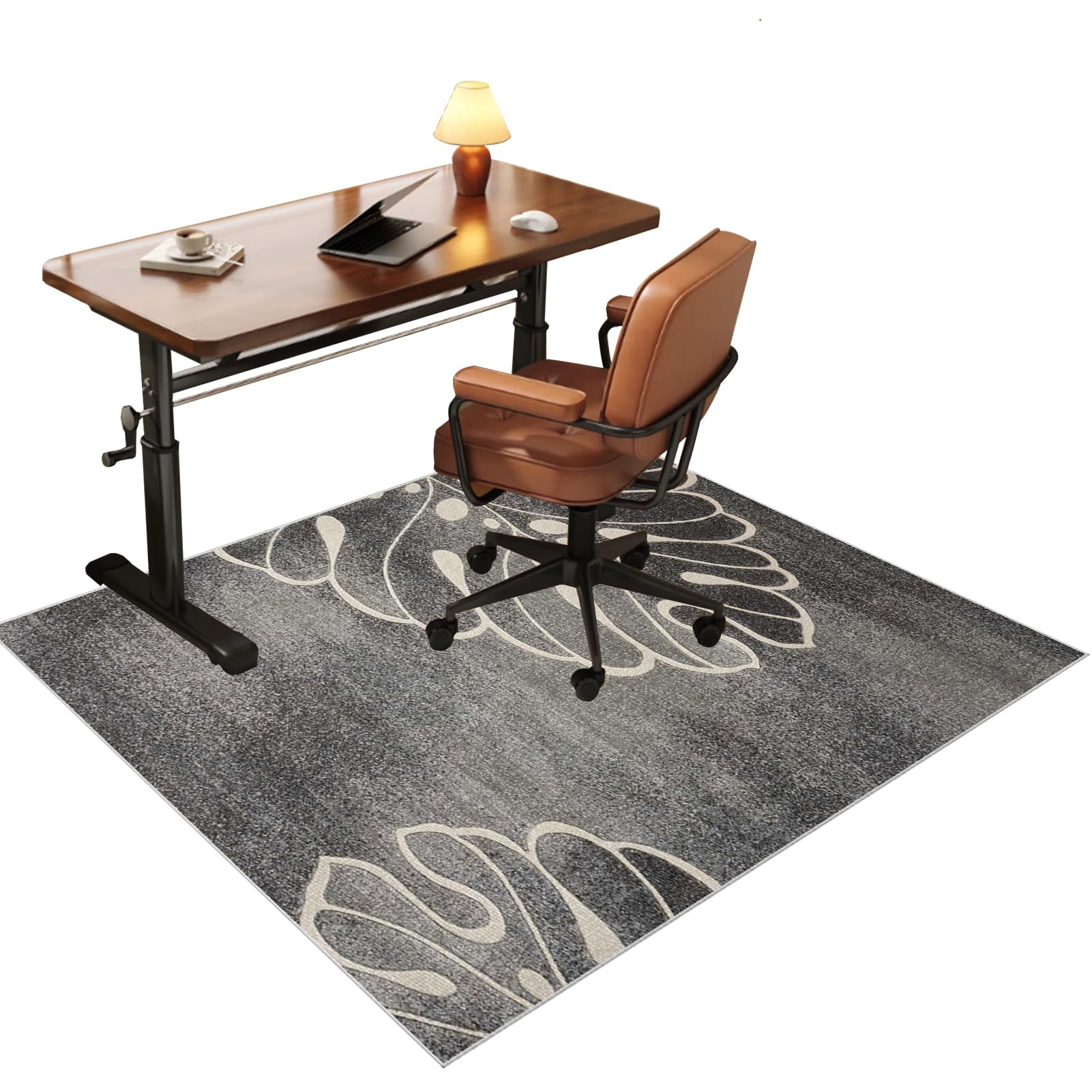 Protection de Sol pour Chaise de Bureau, Tapis de Chaise pour Sols Durs, Tapis Protecteur de Sol pour Fauteuils de Gaming, Tapis de Protection Polyvalent pour la Maison, Tapis Bureau Sol 120 x 150 cm