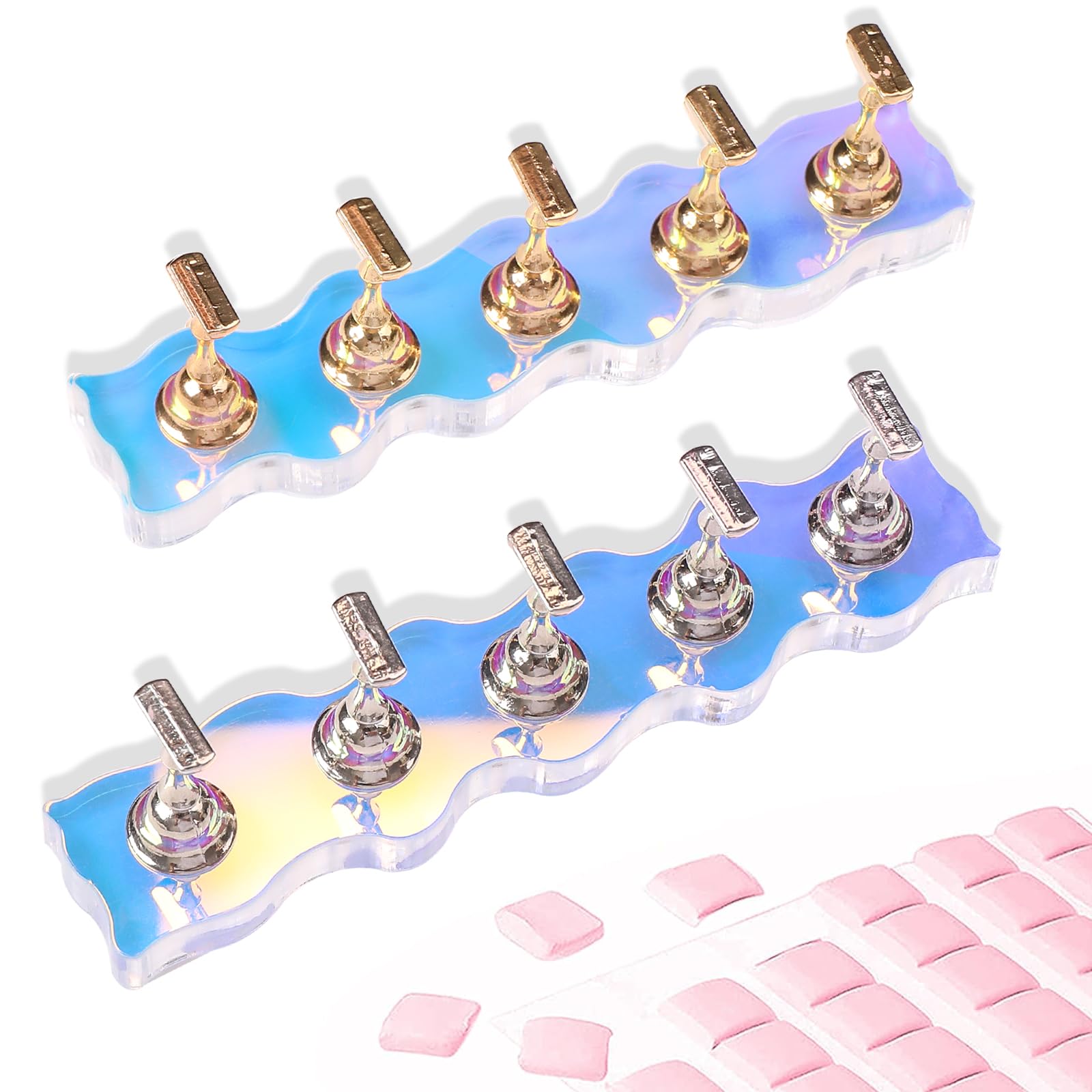 ANGNYA Nail Stands for Press Ons Fake Nail Holder for Painting Nails Art