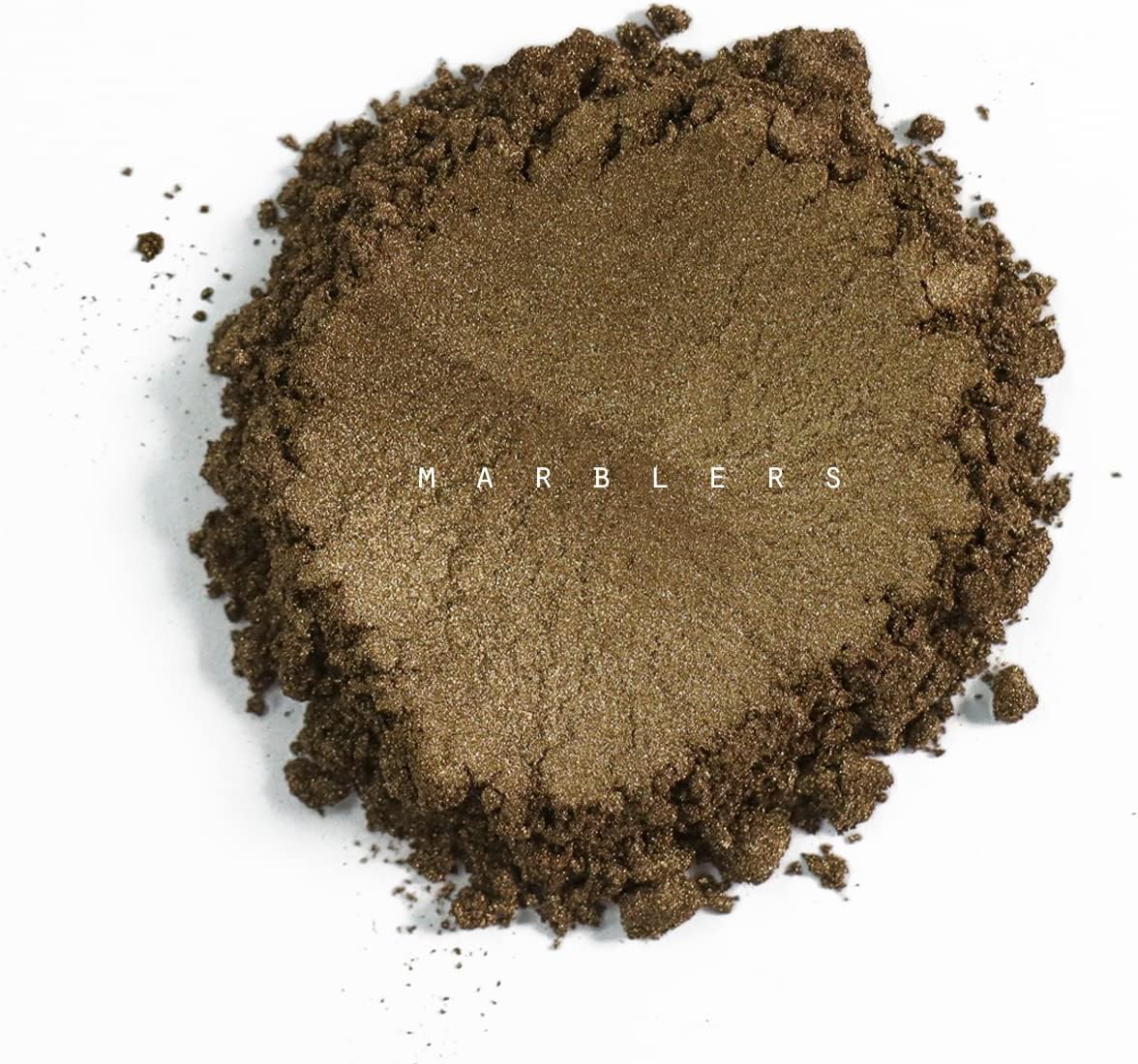 MARBLERS Mica Powder Colorant [Wood Brown] 10oz (280g) |Cosmetic Grade | Epoxy Resin Pigment | Dye | Non-Toxic, Vegan, Cruelty-Free | Lip Gloss, Nails, Body Butter | Bath Bomb, Candle & Soap Making