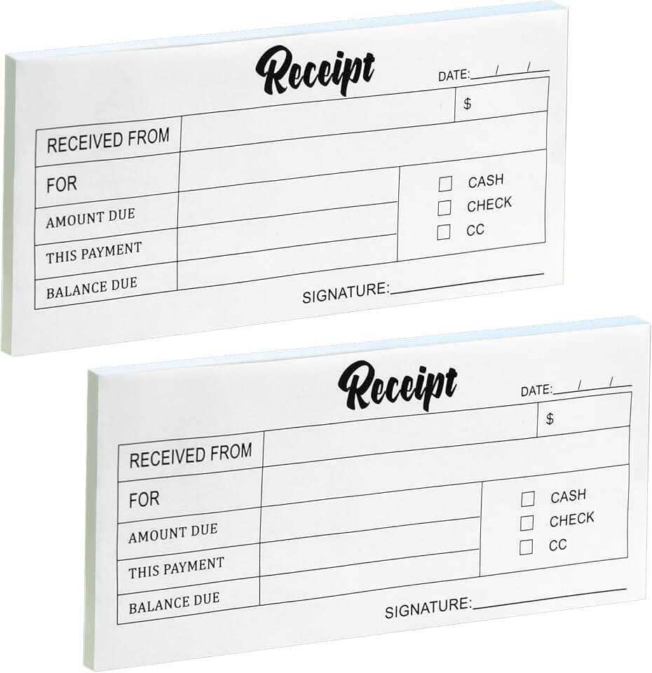How To Make A Sample Receipt Book - Talk