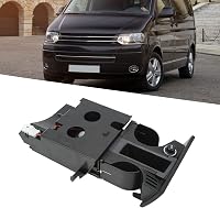 Tbest autó hamutartó és pohártartó Transporter T5 fekete RHD 3