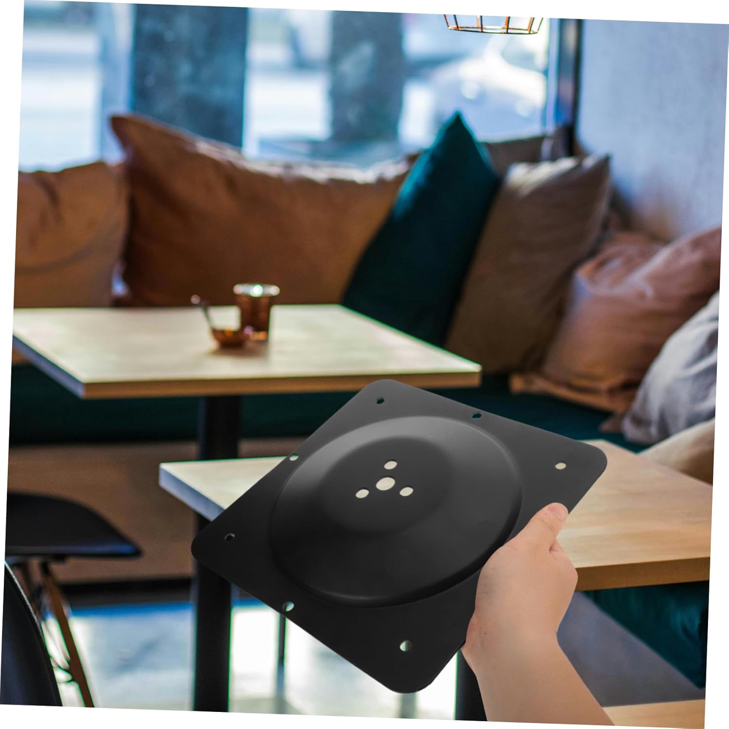 Table Leg Bracket Furniture Leg Attachment Plates Heavy Duty Iron Mounting Plates