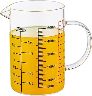 Measuring Insulated V Shaped Borosilicate Restaurant