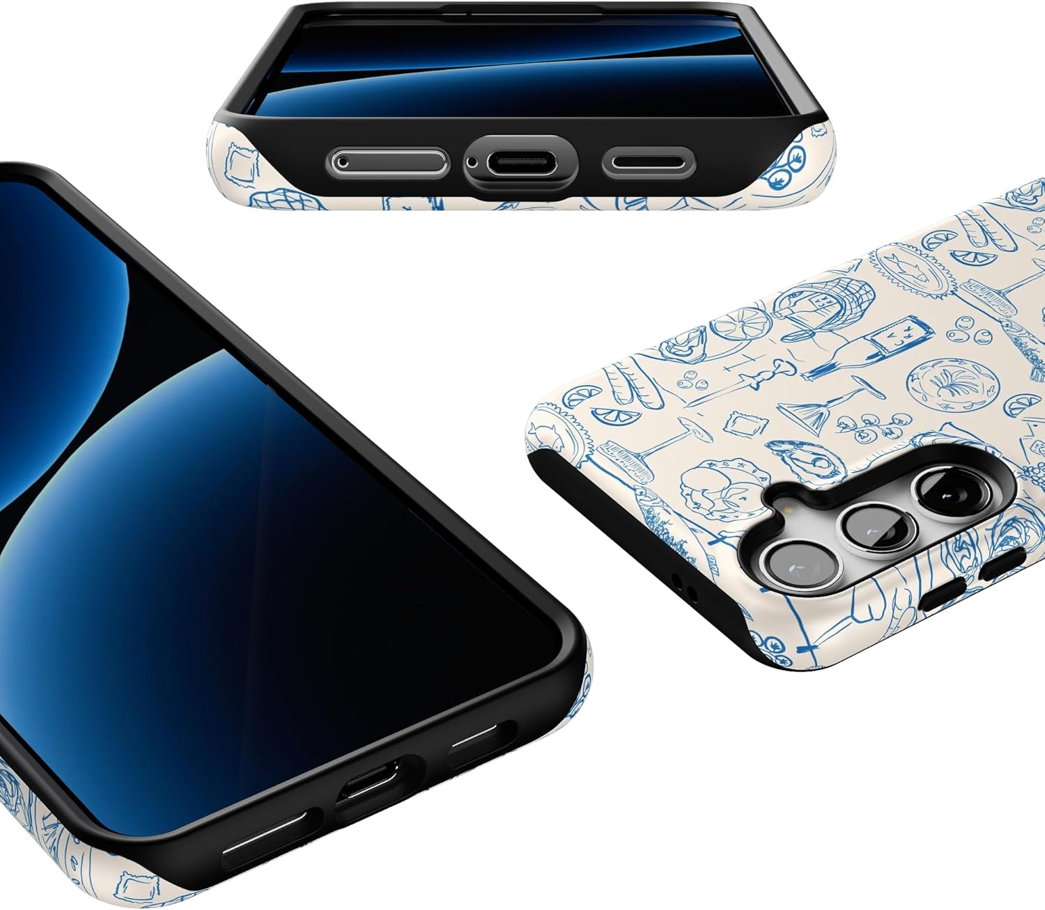Casely Galaxy S24 Plus Case | Amalfi Aperitivo | Dolce Vita | Essential Slim Dual-Layer Protective Design
