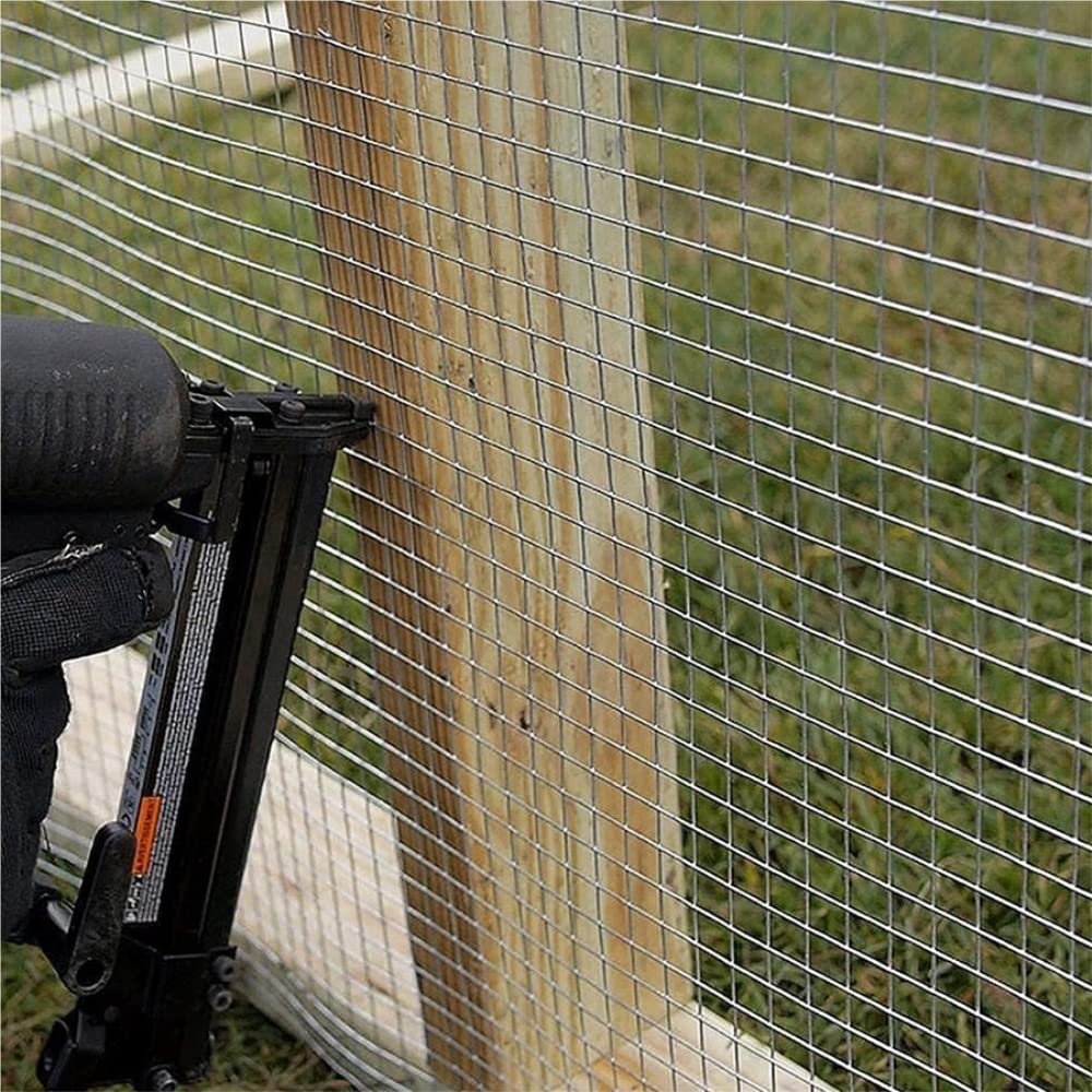 Spawana siatka druciana ze stali nierdzewnej, wytrzymała metalowa siatka ogrodowa do klatek DIY, ogrodzenia dla drobiu i podpór dla roślin
