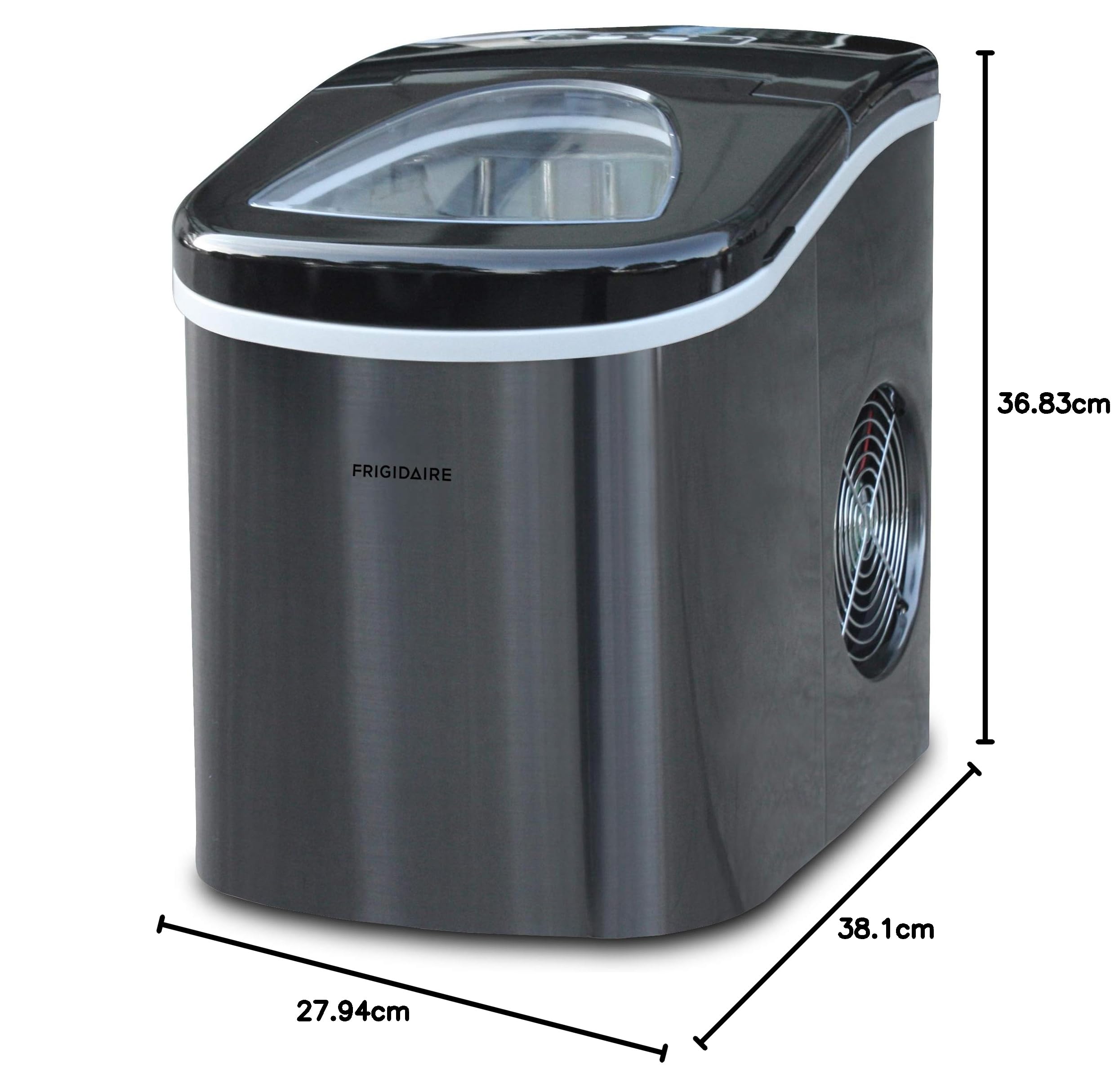 Frigidaire Machine à glaçons compacte et distributeur d'eau - Argent