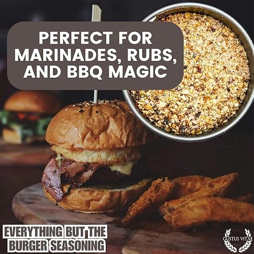 Miniatura 7 de Everything But The Burger Seasoning | Todo natural | Sin OMG | 1.9 oz (54 g) | Mezcla de especias gourmet | Lote pequeño | Masaje artesanal |