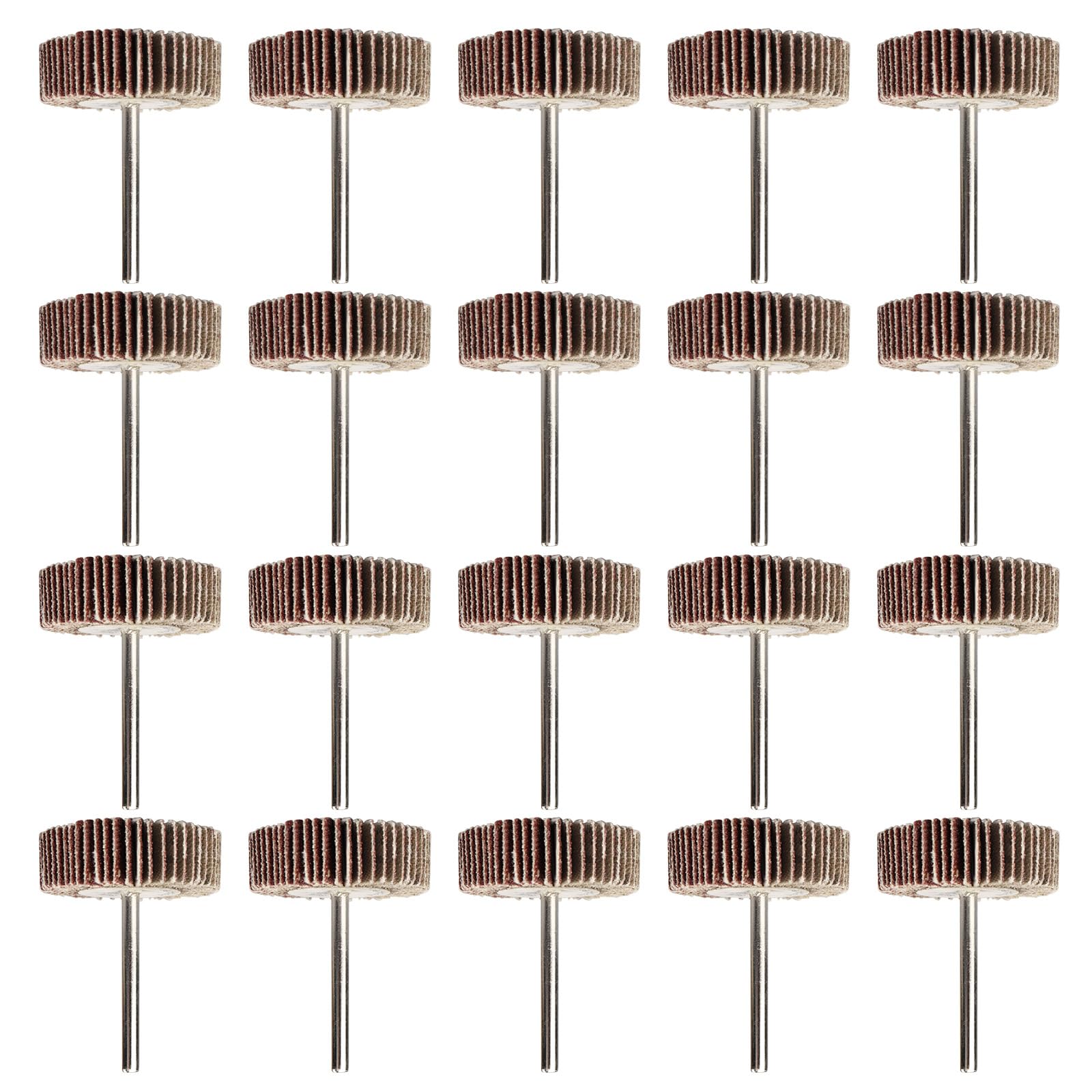 Rocaris Flap Wheels - 30 Pack 1/4" Abrasive Set -9
