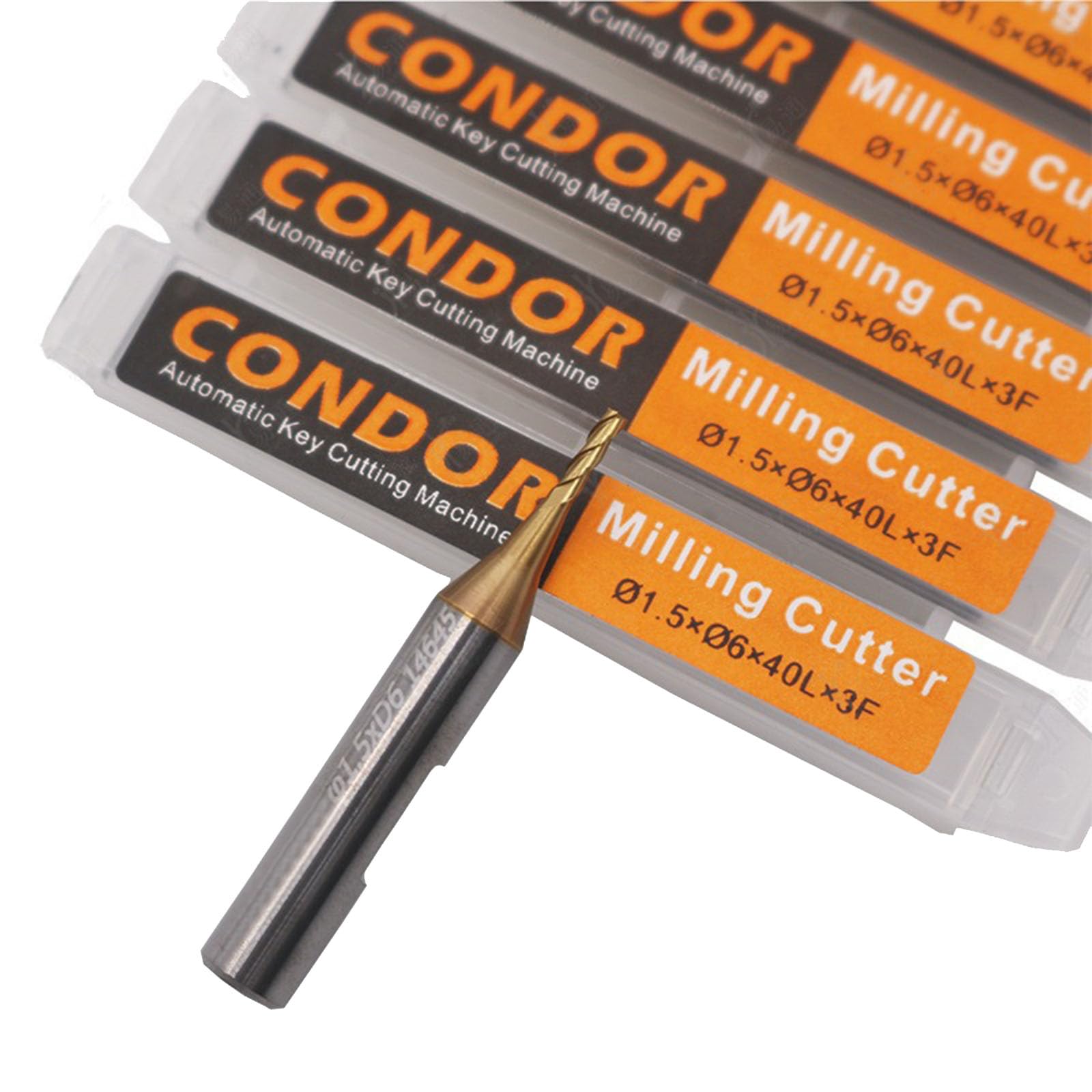 Pitadue Milling Cutter And Probe Fit For XC002 XP005-Dolphin XC009 Automatic Key Cutting Machines 1.0mm 1.5mm 2.0mm 2.5mm