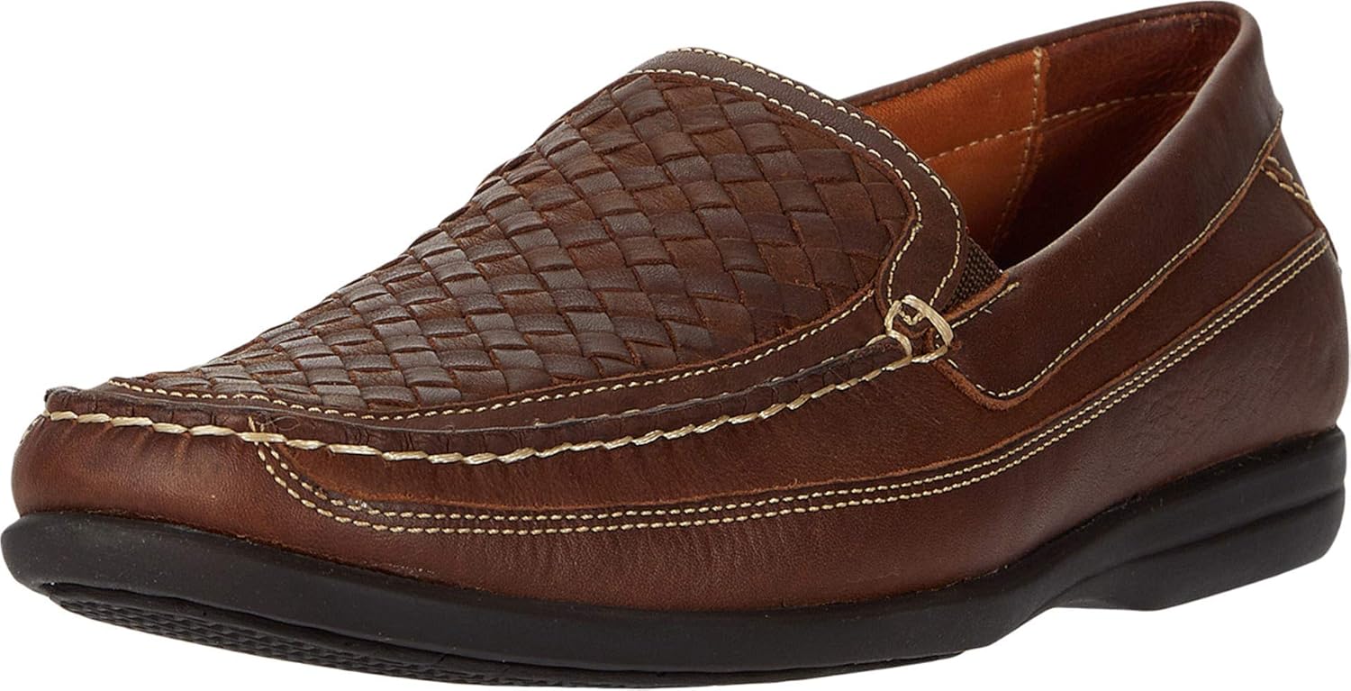 Johnston & Murphy Men's Locklin Woven - Oiled Full Grain