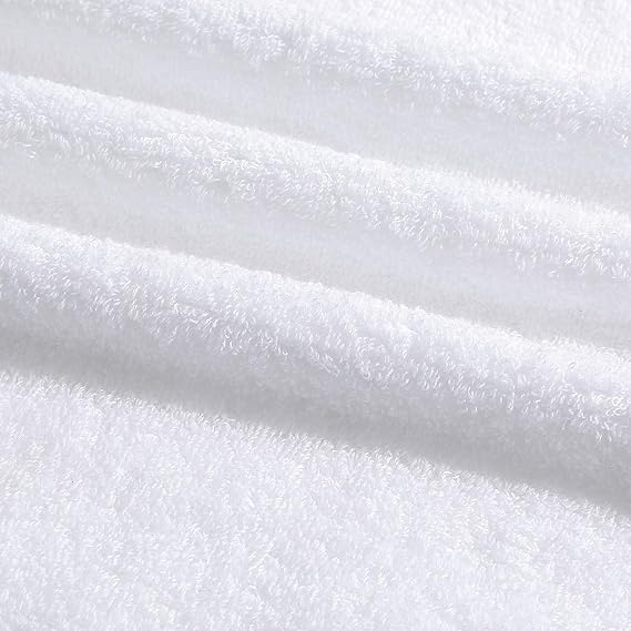 Extra Large Size Bath Towel, 100% Cotton Turkish Towels, 40x80 inches - Maximum Softness and Absorbent Bath Sheet, Heavy Weight 1000 Grams 992 gr (White, 1 Piece)
