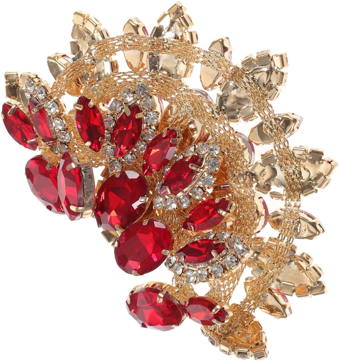 Creative Rhinestone Clothes Patch Brooch for DIY Decoration Durable Applique for Dresses Hats and Accessories Weddings and Craft Projects