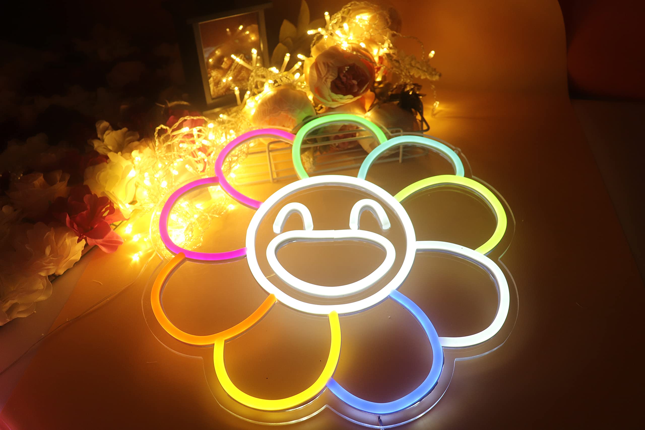 Oświetlenie neonowe LED, znak, z wieloma trybami migania, dekoracja reklamowa, na witrynę sklepową, do biura, sklepu i restauracji