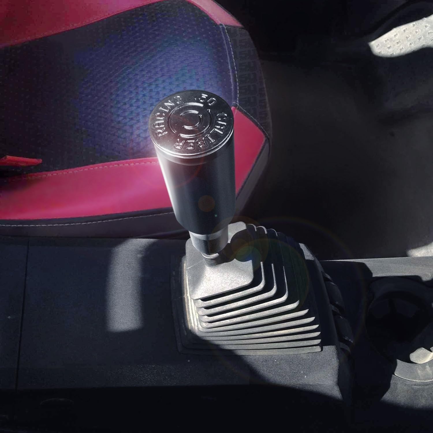 50 Caliber Racing Bullet Shifter Shift Knob Black Fits Polaris RZR 570 800 XP1000 900 [5348B1].